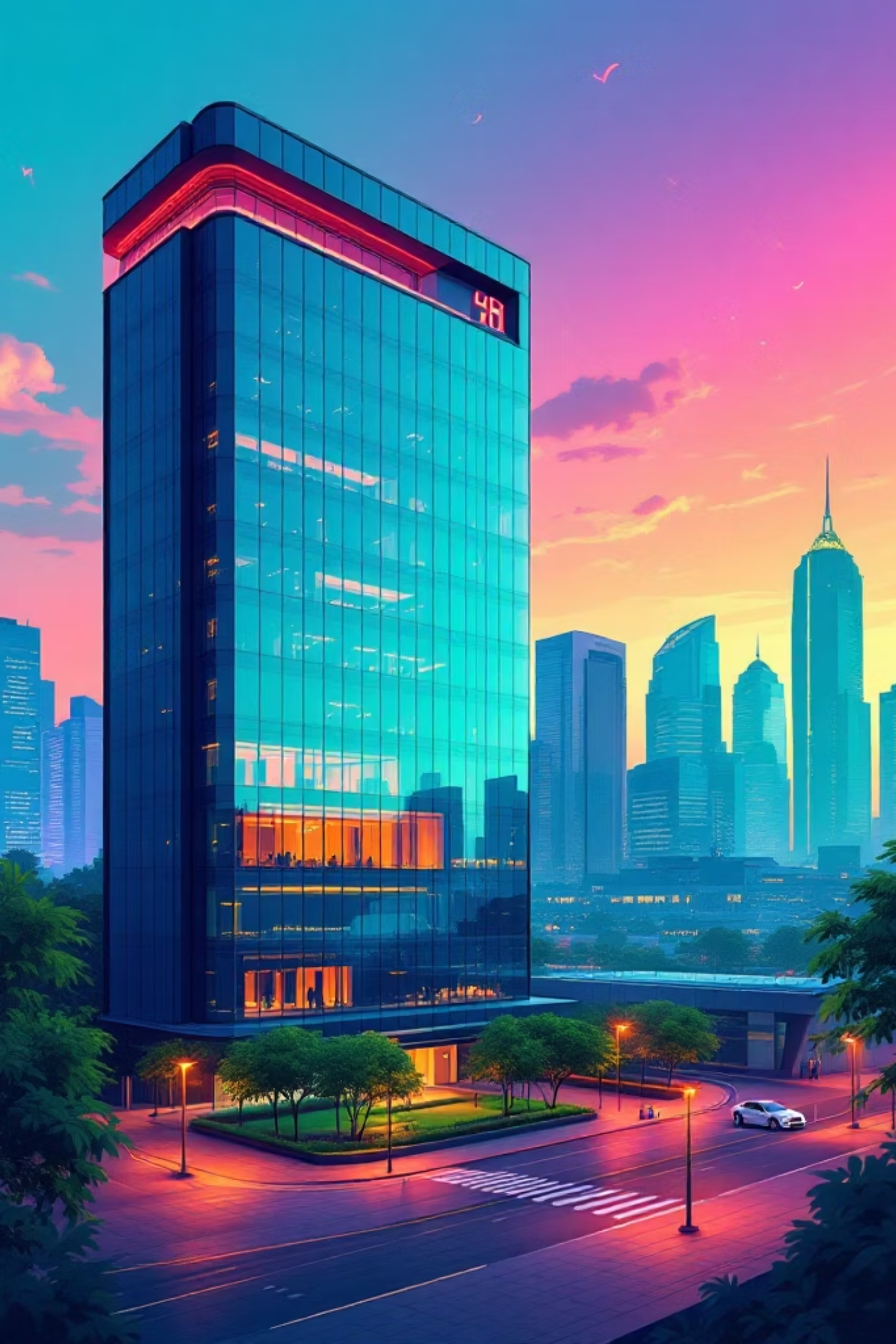 Professional office building visual